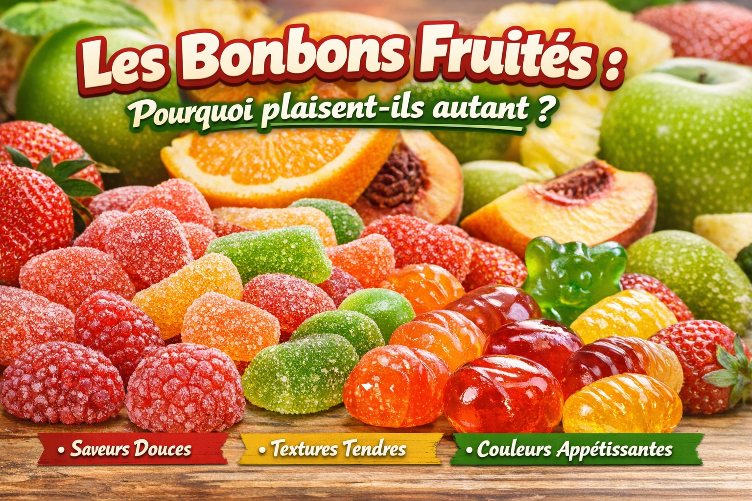 🍓 Les bonbons fruités : pourquoi plaisent‑ils autant ?